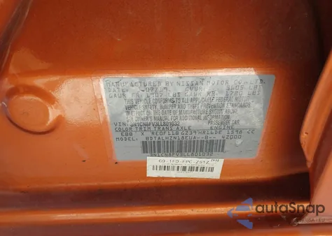 2020 Nissan Versa Sr Xtronic Cvt from USA, damaged, VIN 3N1CN8FV3LL801032